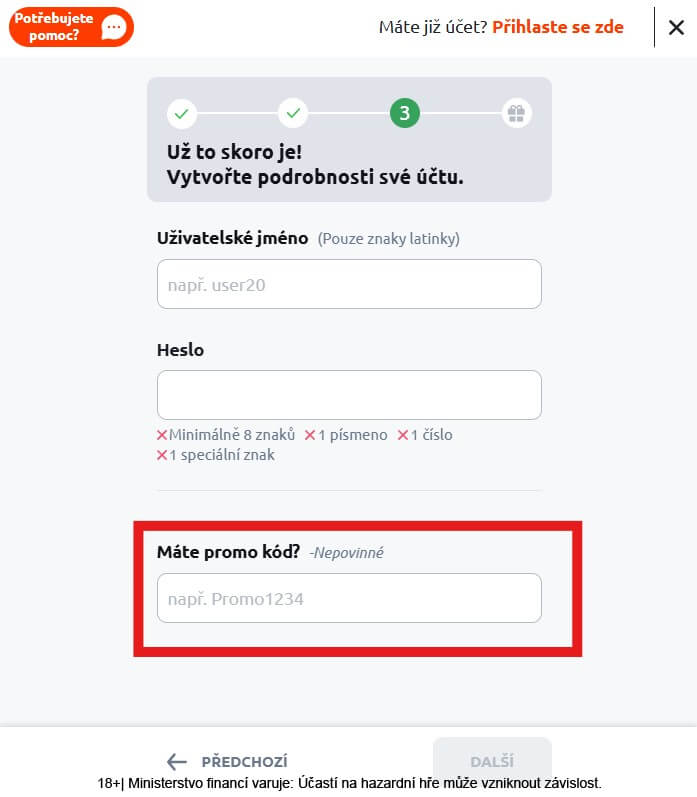 Betano promo kód